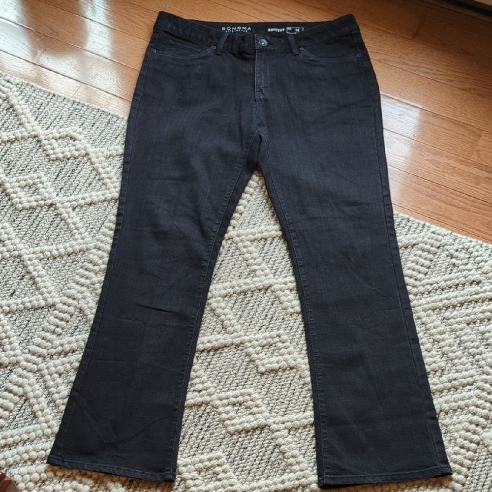 Sonoma Women's Bootcut Black Jeans